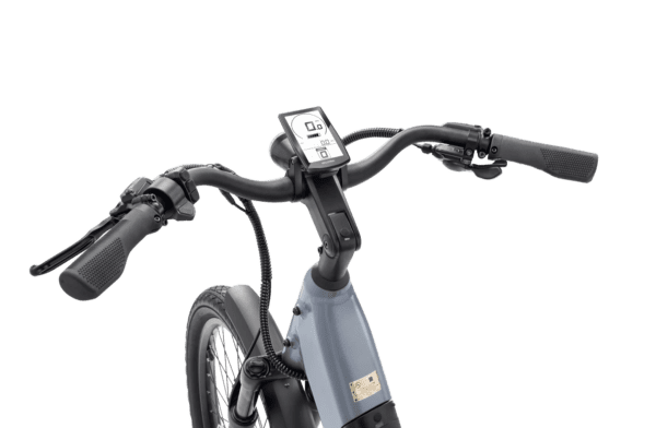 Electric bike handlebars with LCD display