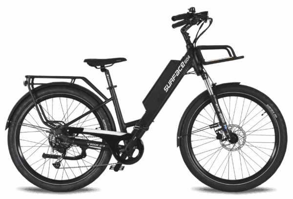 Electric bike with cargo rack