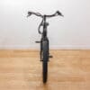 Denago - Cruiser 1 Top Tube - Black - 4 Front Front view of black bicycle indoors