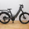Segway - Xafari - Silver - 1 Profile Gray Segway Xafari electric bike with rear rack