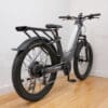Segway - Xafari - Silver - 3 Back Quarter Segway Xafari electric fat-tire bike indoors