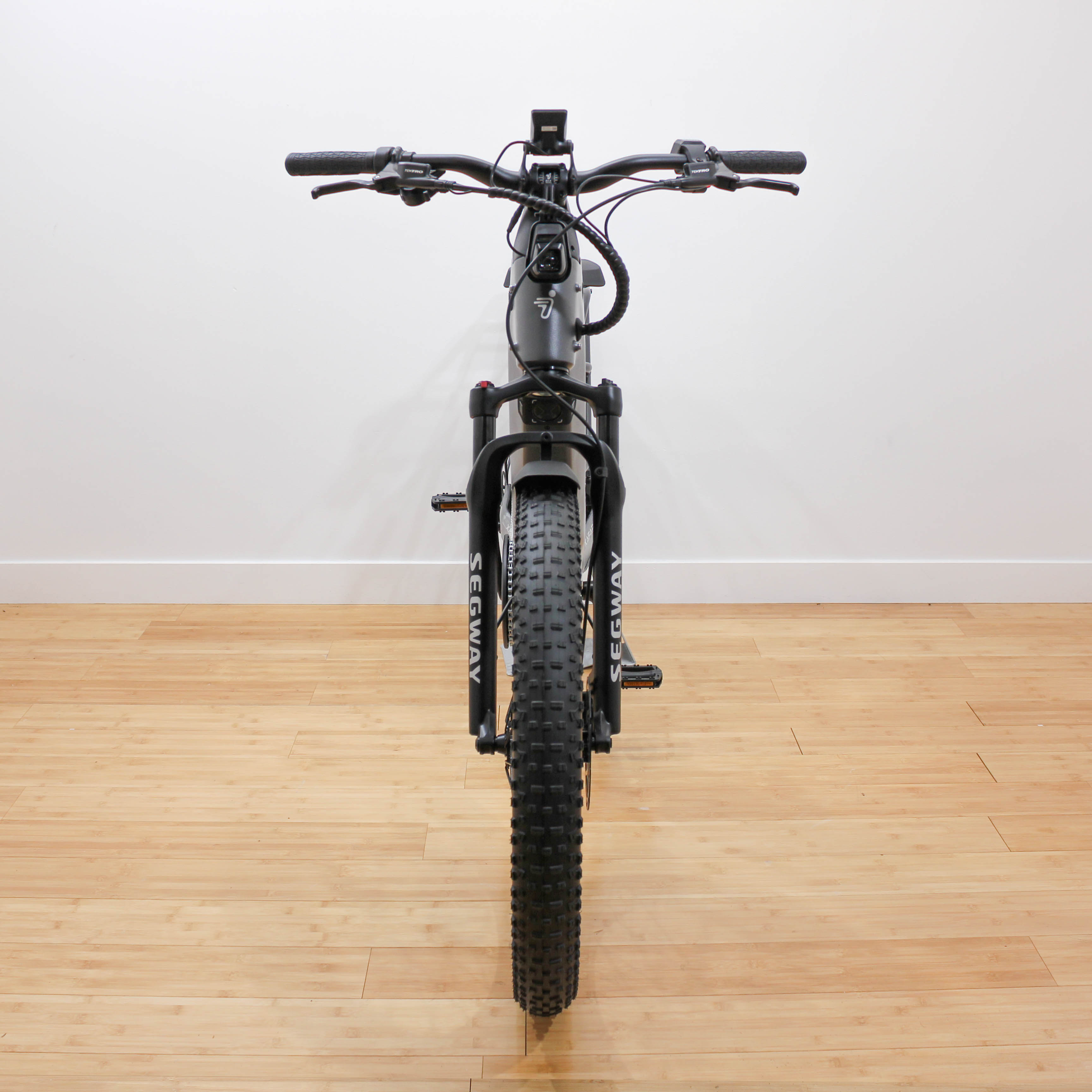 Front view of Segway electric fat-tire bike
